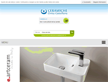 Tablet Screenshot of ceramiche-civitacastellana.com